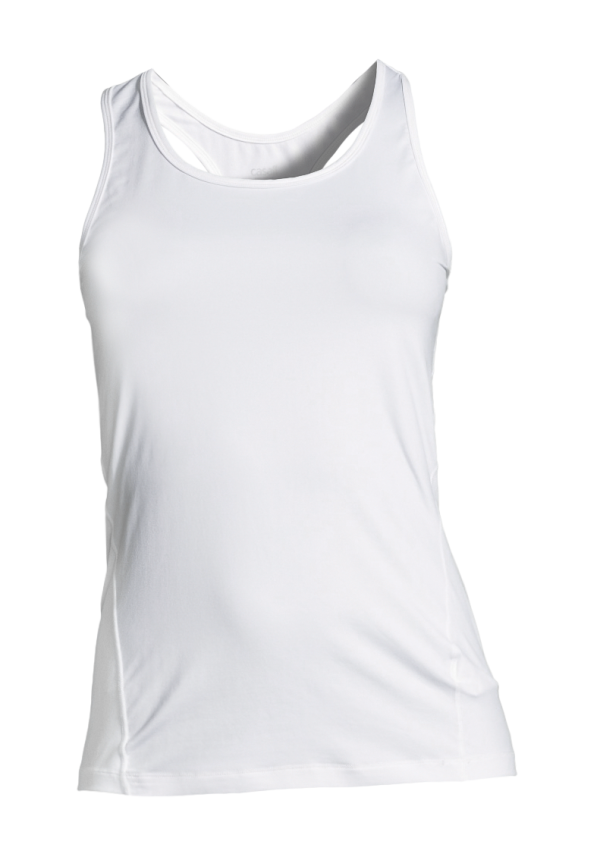 Essential racerback - White