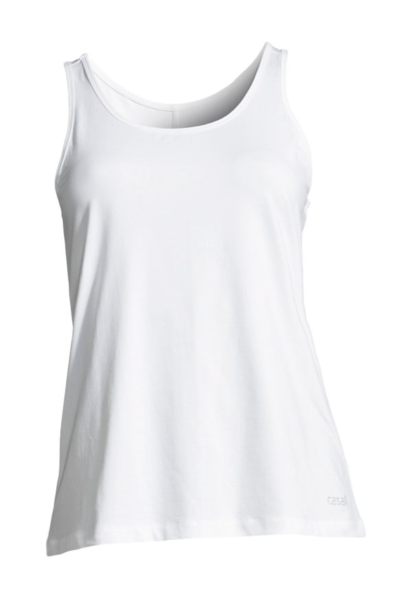Essential relaxed tank - White