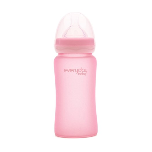 Everyday Baby nappflaska glas 240 ml, rose pink