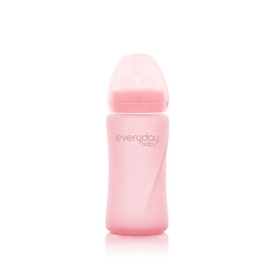 Everyday Baby nappflaska glas Healthy+ 240 ml, rose pink