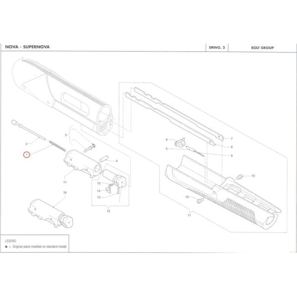 Firing Pin Spring, Benelli Supernova