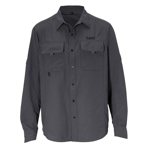 Fladen UV50+ fiskeskjorta, grå