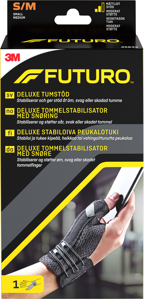 Futuro Tumstöd S/M svart 1 st