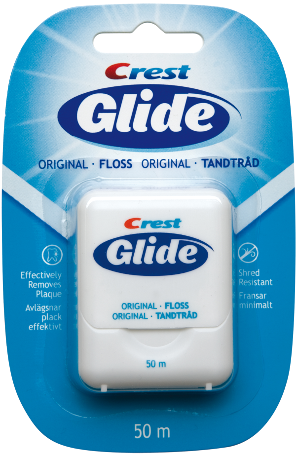 Glide Floss Flat Wax tandtråd 50 m