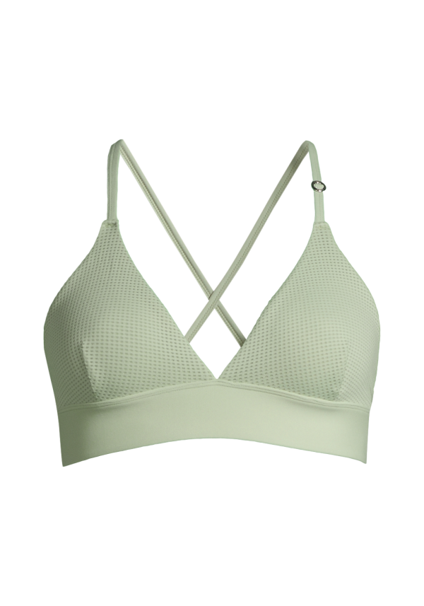 Iconic Bikini Top - Calming Green