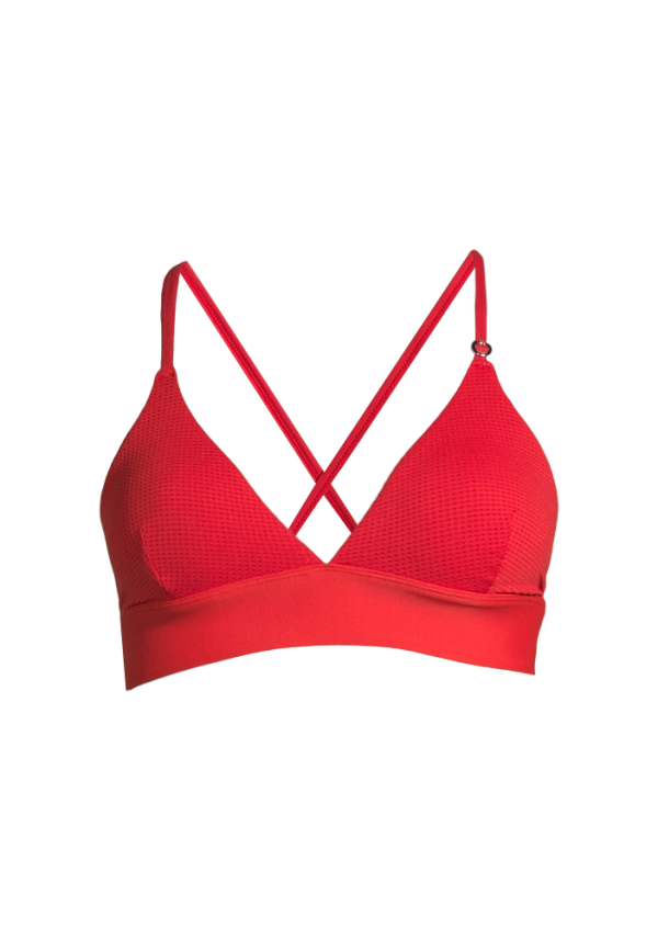 Iconic Bikini Top - Impact Red