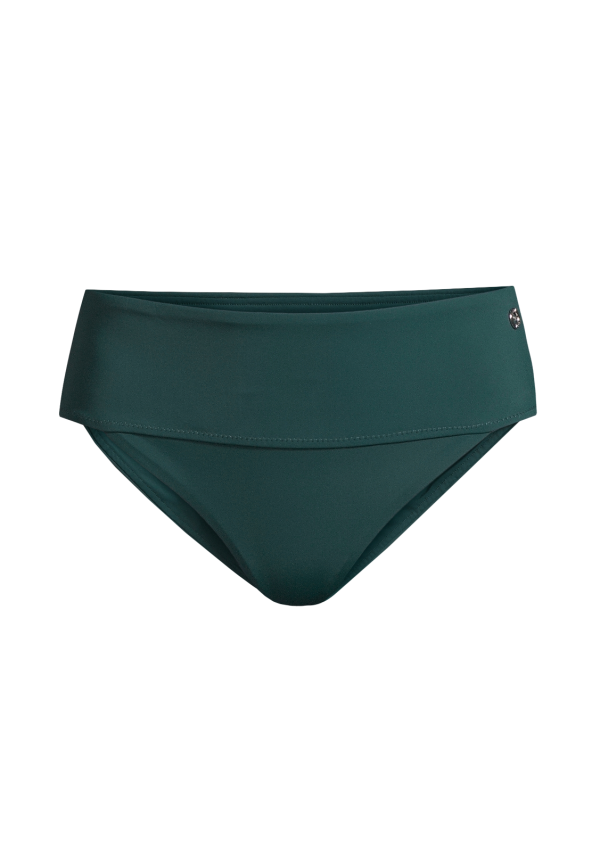 Iconic High Waist Bikini Brief - Dk Turning Green