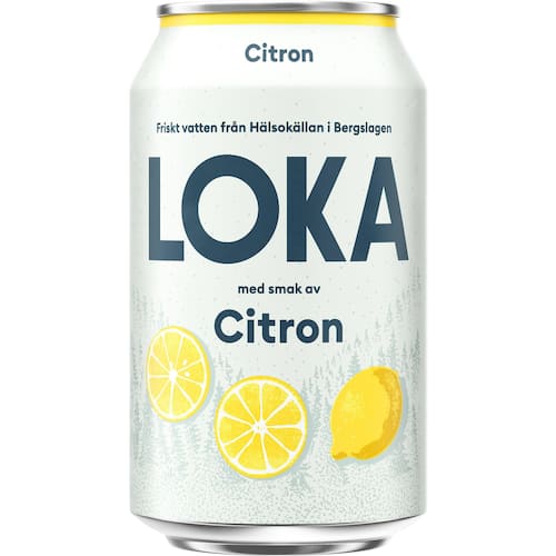 LOKA Dricka Citron Burk 33 cl