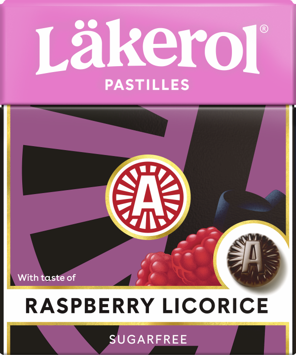 Läkerol Raspberry Licorice 25 g