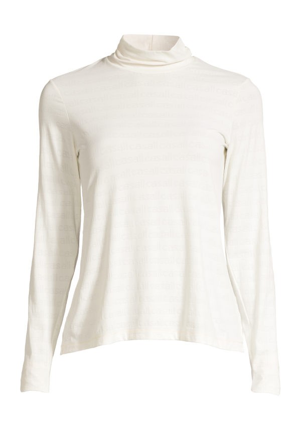 Logo Turtleneck - Active White