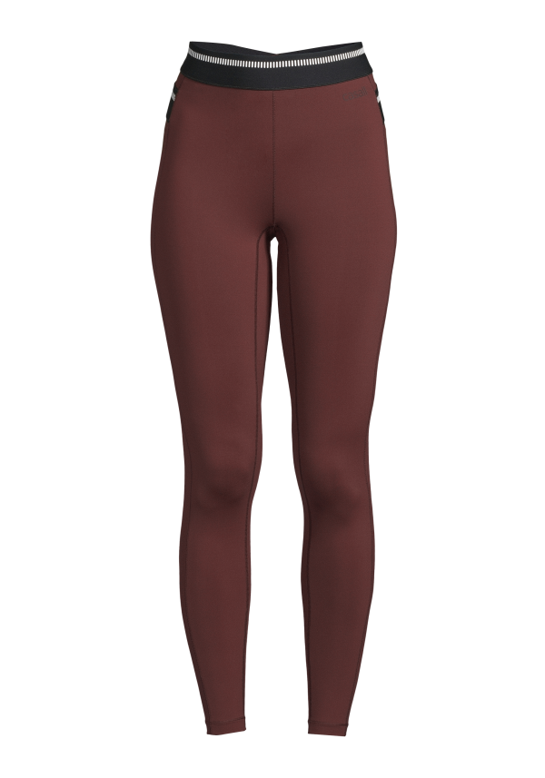 Lux Sport 7/8 Tights - Mahogany Red