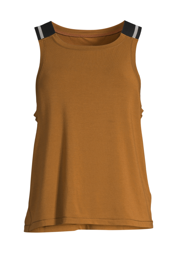 Lux Sport Tank - Sepia Brown