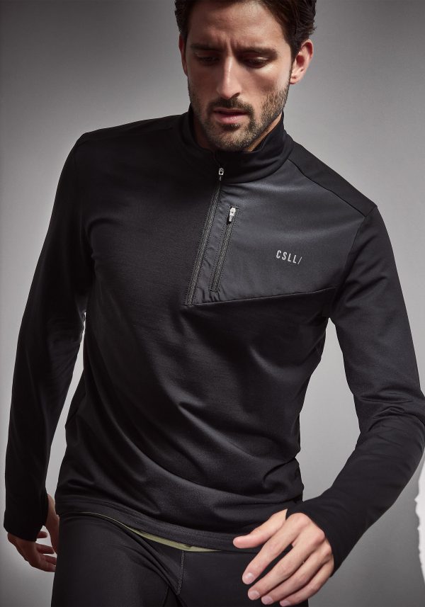 M Midlayer Half Zip - Black