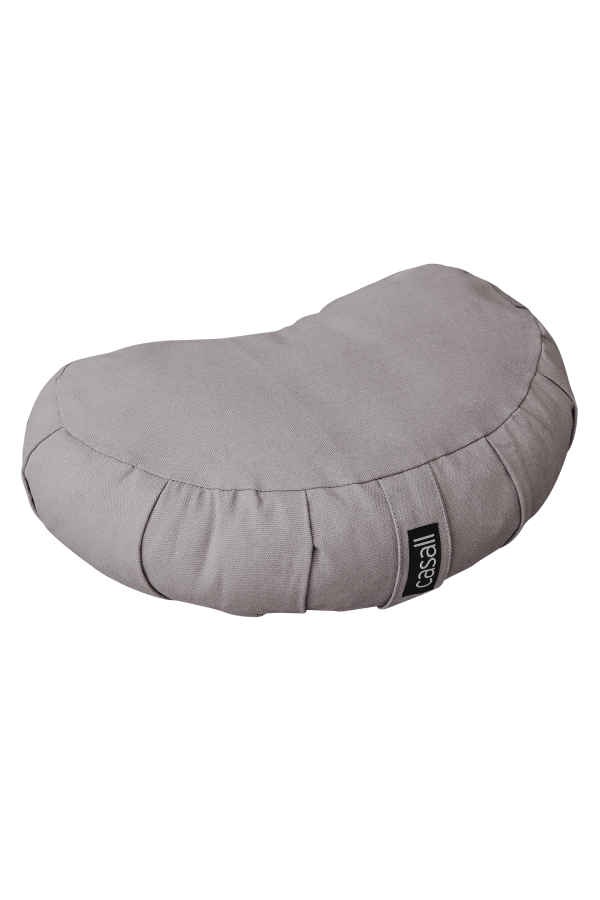 Meditation pillow halfmoon shape - Warm grey