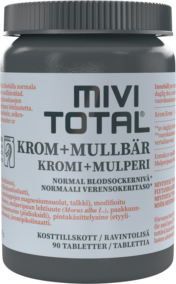 Mivitotal Krom & Mullbär 90 st