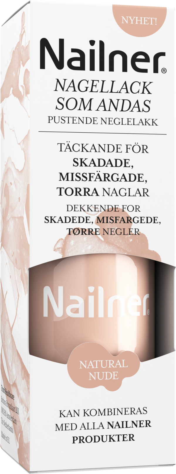 Nailner Breathable Nail Polish Nude 8 ml