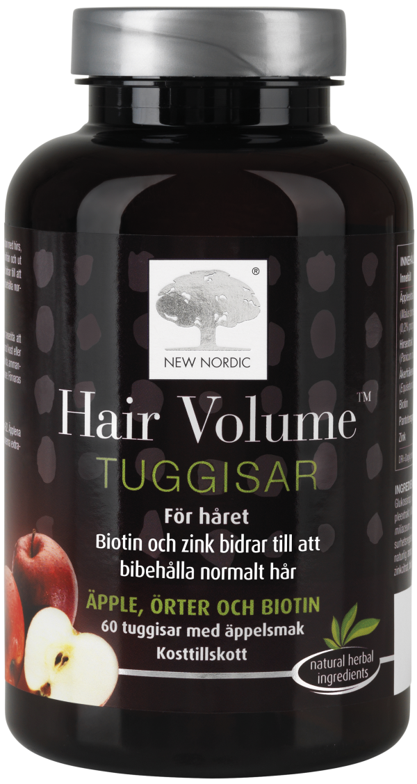 New Nordic Hair Volume tuggisar 60 st