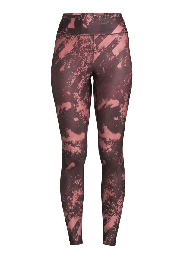 Printed Sport Tights - Boost Red