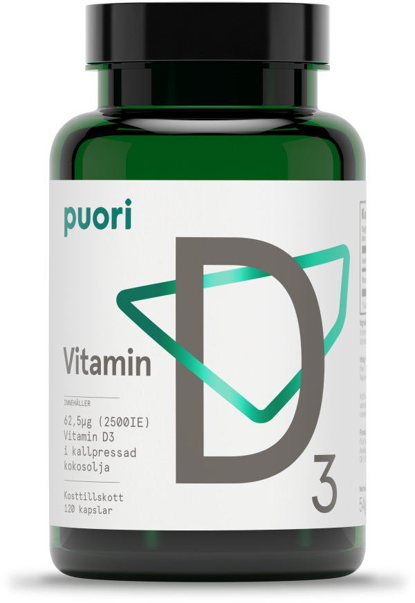 Puori D3 D-vitamin 120 st