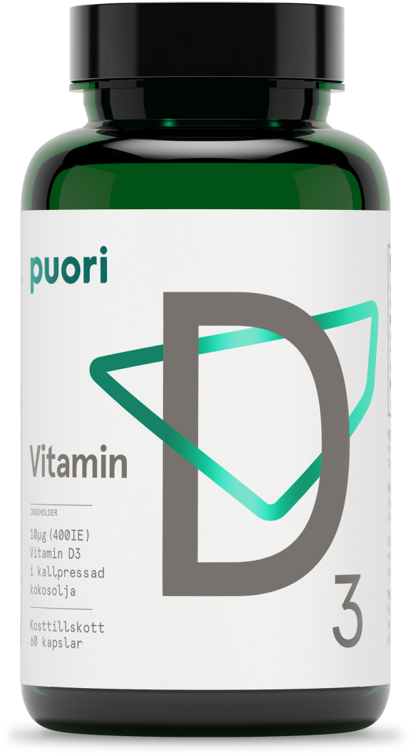 Puori D3 D-vitamin 400 IE 60 st