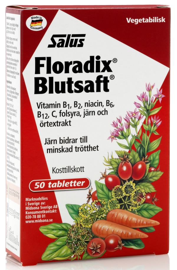 Salus Floradix Blutsaft tabletter 50 st