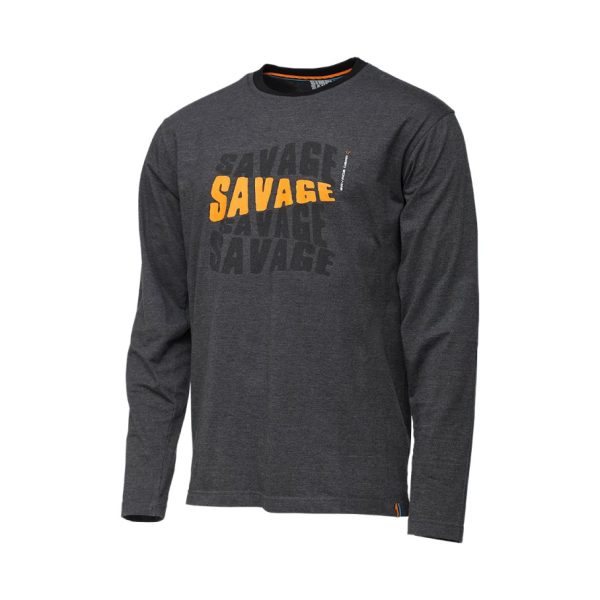 Savage Gear Simply Savage Logo-Tee Long Sleeve