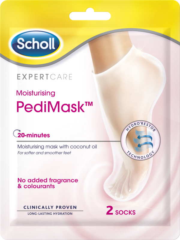 Scholl Expert Care mjukgörande fotmask oparfymerad 1 par