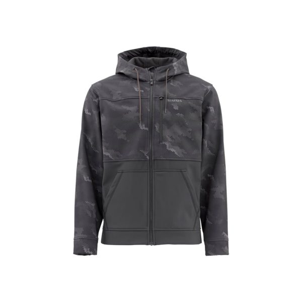 Simms Rogue Hoody Hex Camo Carbon