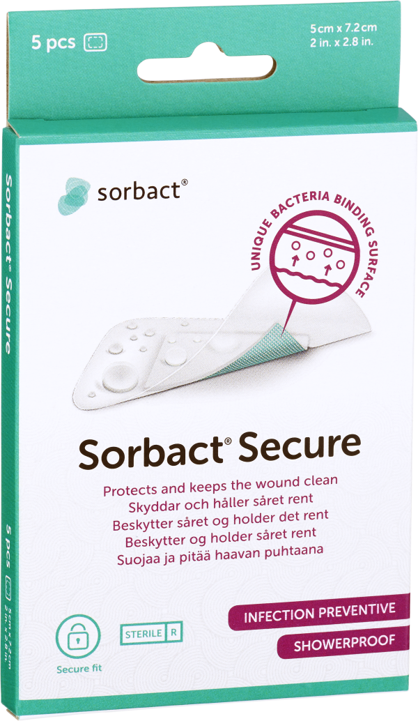 Sorbact Secure 5 x 7,2 cm 5 st