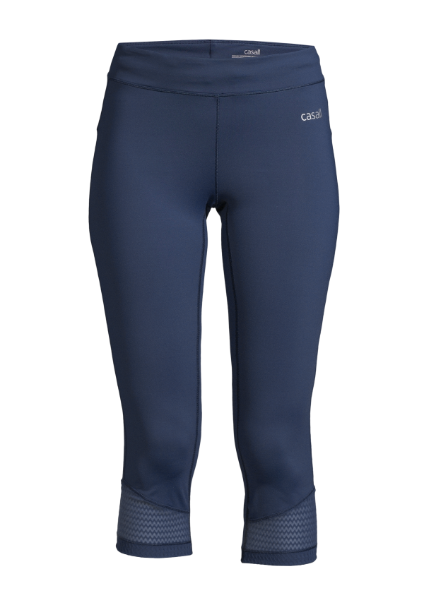 Synergy 3/4 Tights - Pushing Blue