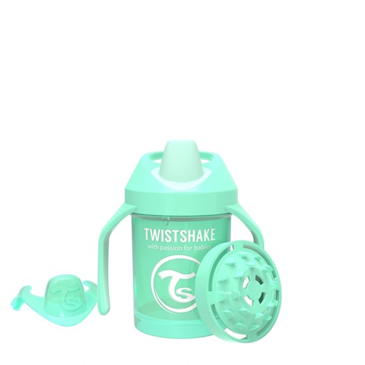 Twistshake pipmugg 230 ml, grön pastell