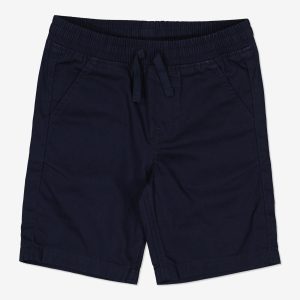Vävda shorts mörk marinblå