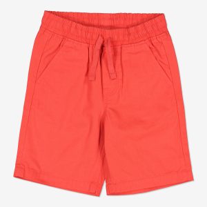 Vävda shorts röd