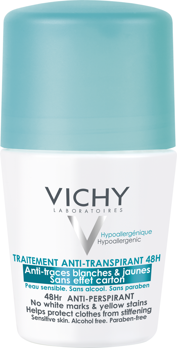 Vichy Anti-trace antiperspirant deodorant roll-on 48h 50 ml