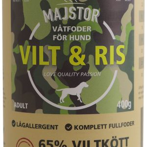 Vilt & Ris Våtfoder Hund - 6 x 400 g