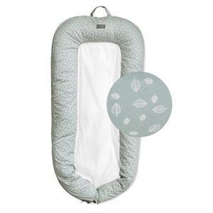 Vinter&Bloom babynest, nordic leaf mild green