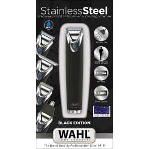 Wahl Stainless Steel Black Edition