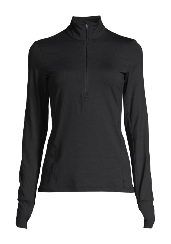 Warm T-Neck - Black