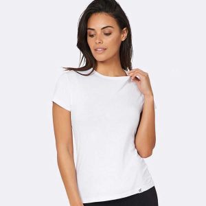 Women's Crew Neck T-Shirt White VIT M