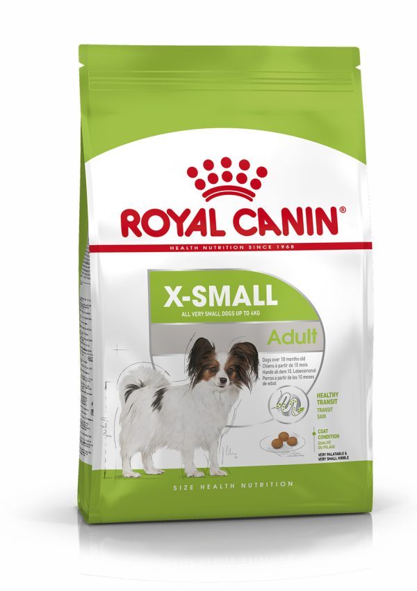 X-Small Adult Torrfoder för hund - 1,5 kg