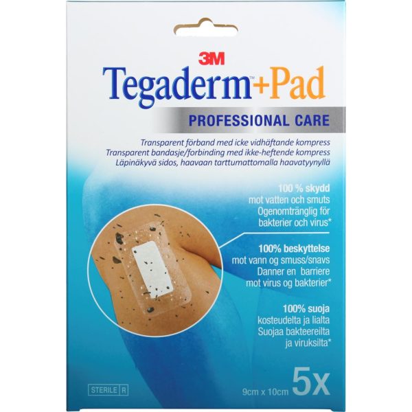 3M Tegaderm+Pad Duschbart Förband 9 x 10 cm 5 st