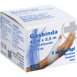 AKLA Självhäftande gasbinda 4 cm x 2,5 m