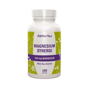 Alpha Plus Magnesium Synergi 245mg 180 kapslar