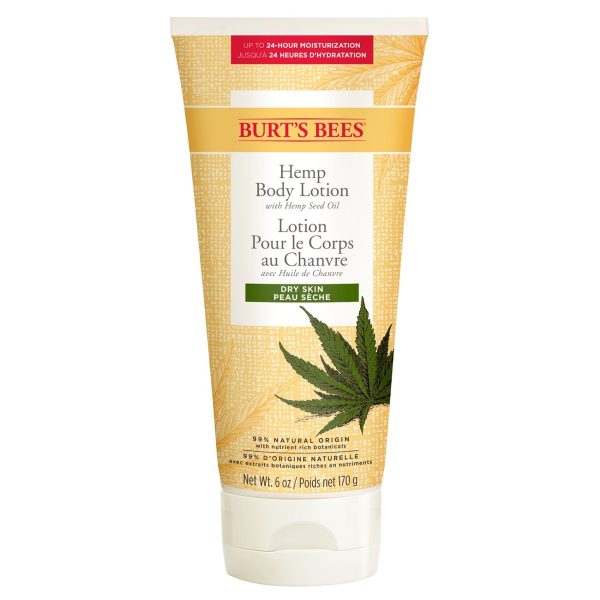 Burt's Bees Hemp Body Lotion with Hemp Seed Oil for Dry Skin 175 ml