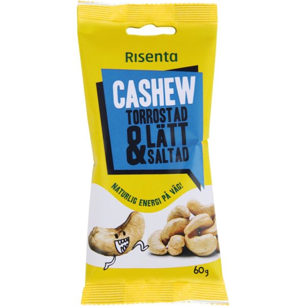 Risenta Cashew rostade salta 60 g