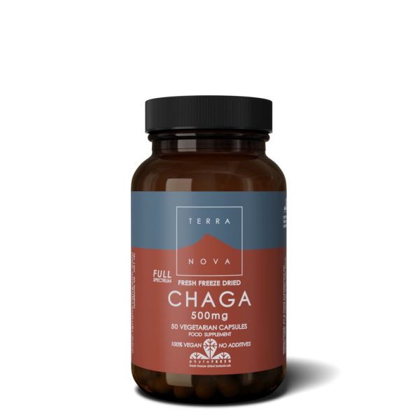 Terranova Chaga 500mg Full-Spectrum Organic 50 kapslar