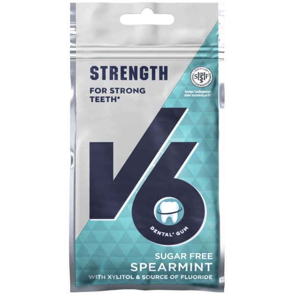V6 Strong Teeth Fluor Spearmint 30 g