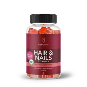 VitaYummy Hair & Nails Peach 60 tuggtabletter