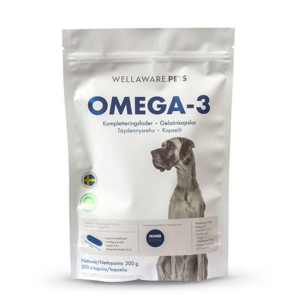 WellAware Pets Omega-3 kapslar 200 st