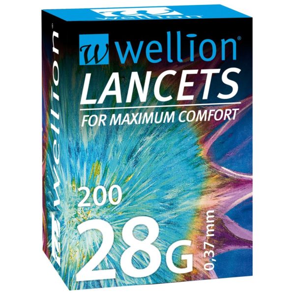 Wellion 28G Lansetter 0,37 mm 200 st